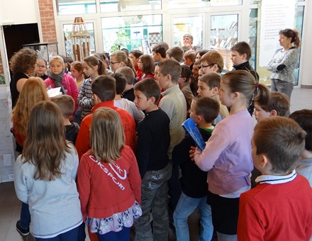 Accueil des classes lors de la journée de rencontre
