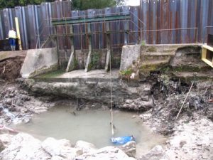 Etat de l’ouvrage mis à sec