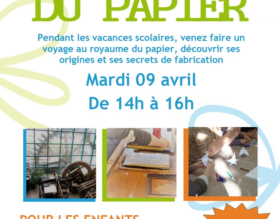 Atelier Maison du Papier 9 avril 2019