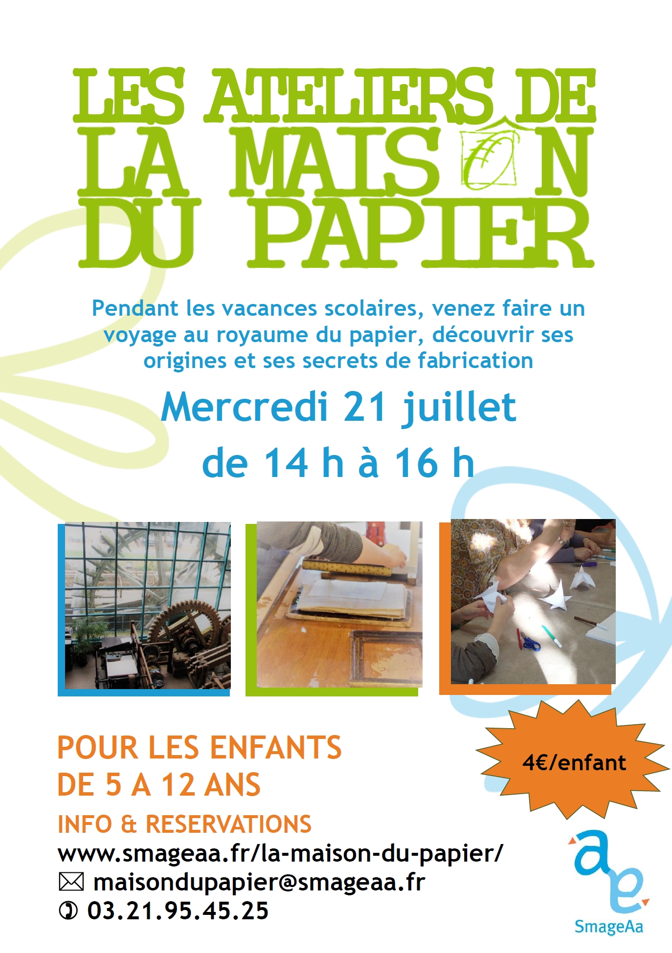SmageAa | Maison du Papier | Atelier juillet 21